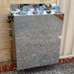 Whole house water filter installation